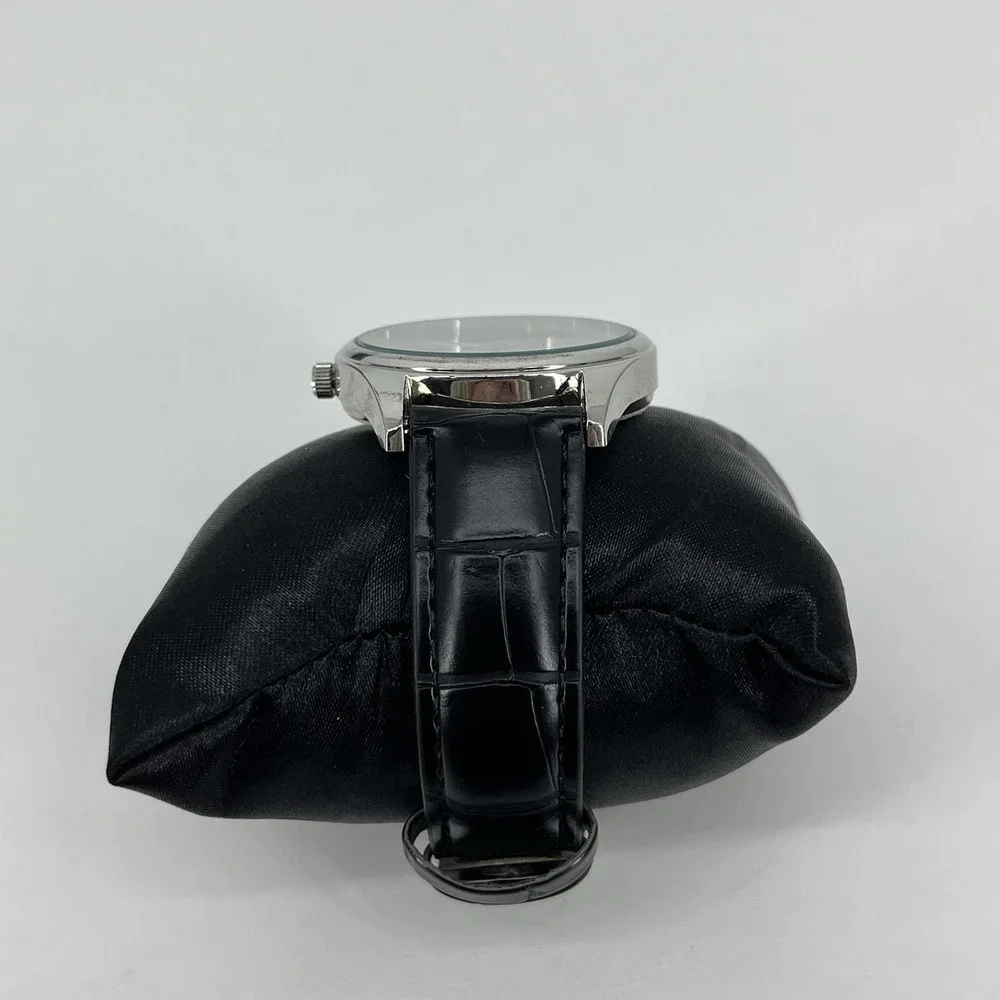 WWE Game Time Andre The Giant Pioneer Black Series Mens Watch Silver Black NEW